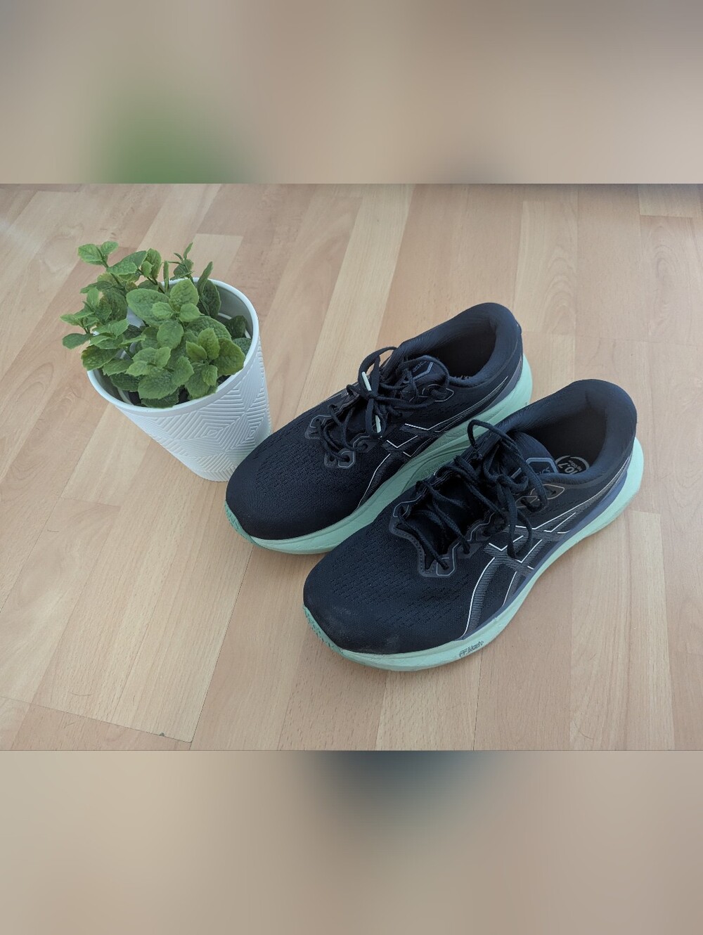 ASICS Women's Blue & Green Running Shoes x1
